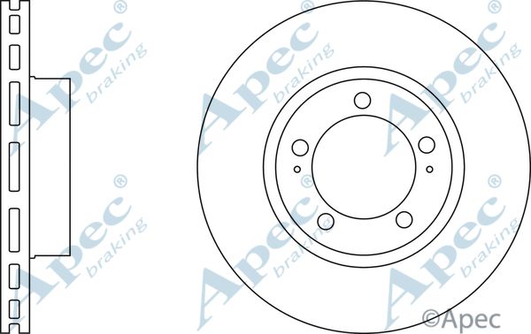 APEC BRAKING Jarrulevy DSK3067